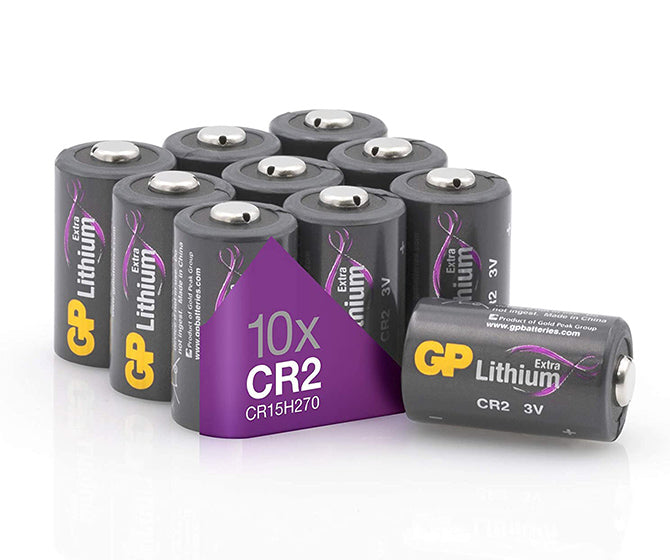 GP Extra Primary Lithium CR2 Batteries Extra Long Lasting Power GP Batteries Australia